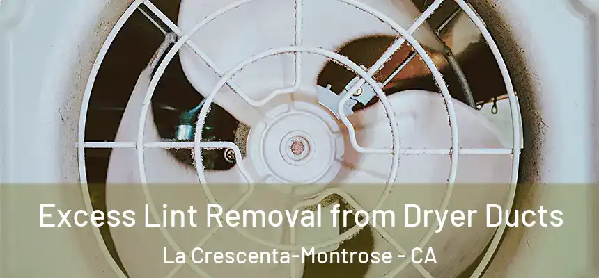  Excess Lint Removal from Dryer Ducts La Crescenta-Montrose - CA